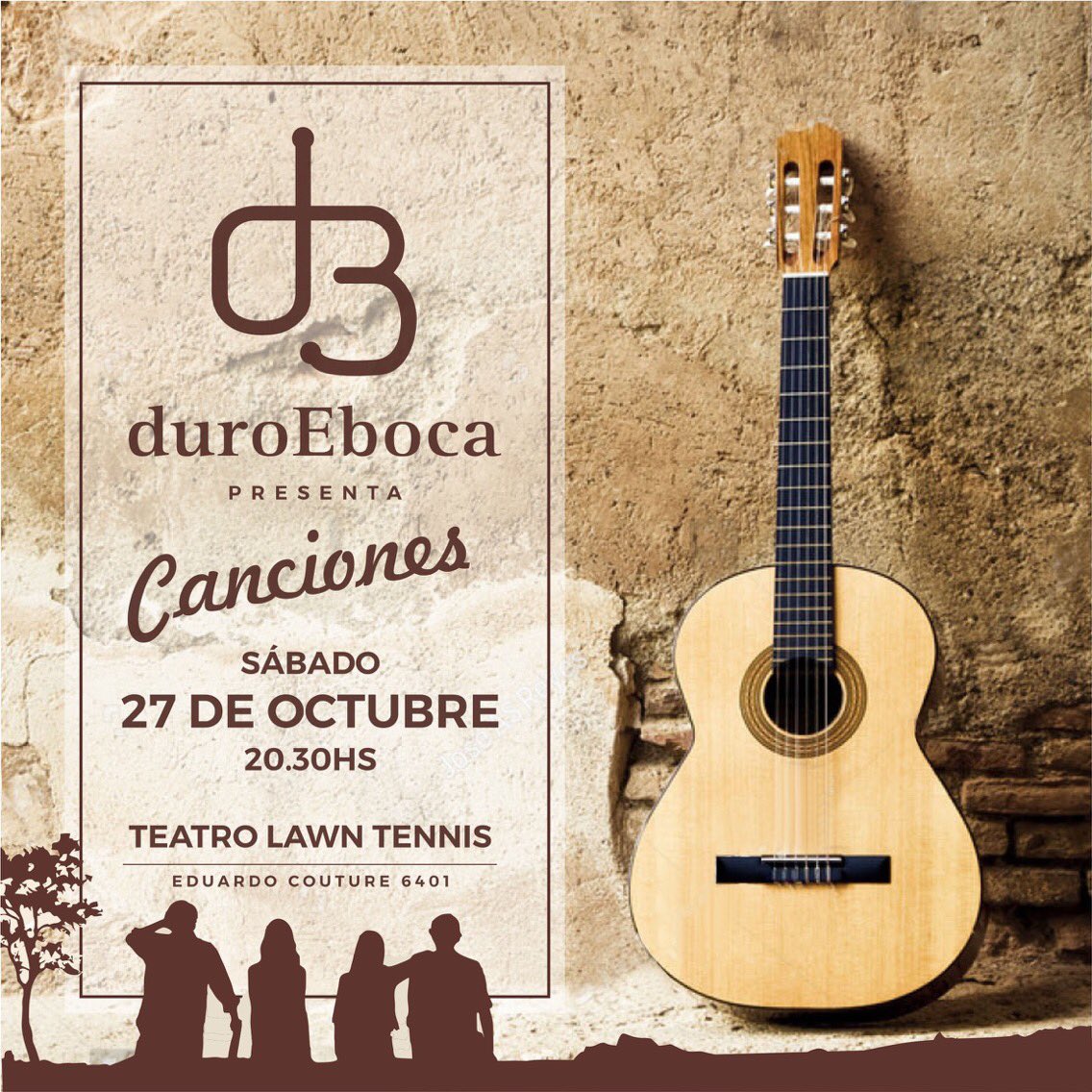 Vamos a tocar en el teatro lawn Tennis el 27/10! Por entradas 099508085!