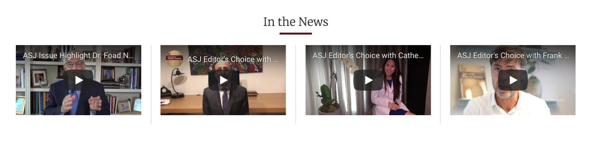 Aesthetic Surgery Journal/ASJ Open Forum tweet media