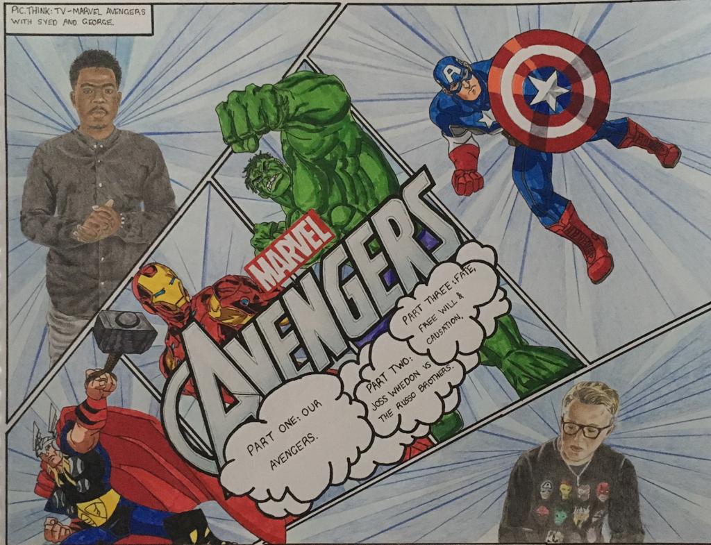 pic_think's tweet photo. Pic.Think: FILM
Marvel Avengers
W/ @SageConscious & @george_perryyy
Artwork illustrated by @sadiya_rabia
#PicThinkFILM #Marvel #Avengers #AvengersAssemble #JossWhedon #RussoBrothers #RussoBros #Fate #FreeWill #Causation #Determinism
https://t.co/wdYG2FjriO https://t.co/jEq5U5x8bB