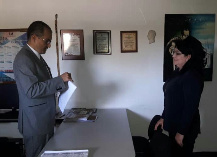 Rectoriabarinas's tweet photo. #15OCT18 Juez Rector y Pdte. del CJP. @JOSELCARDENASQ, cumpliendo instrucciones del Mag. Pdte. @MaikelMorenoTSJ juramentó a la Abg. Raquel Flores como Jueza de 1° Instancia de Ejecución de la Sección Penal de Adolescentes, designada por la Comisión Judicial del @TSJ_Venezuela https://t.co/mCgLIxVQhE