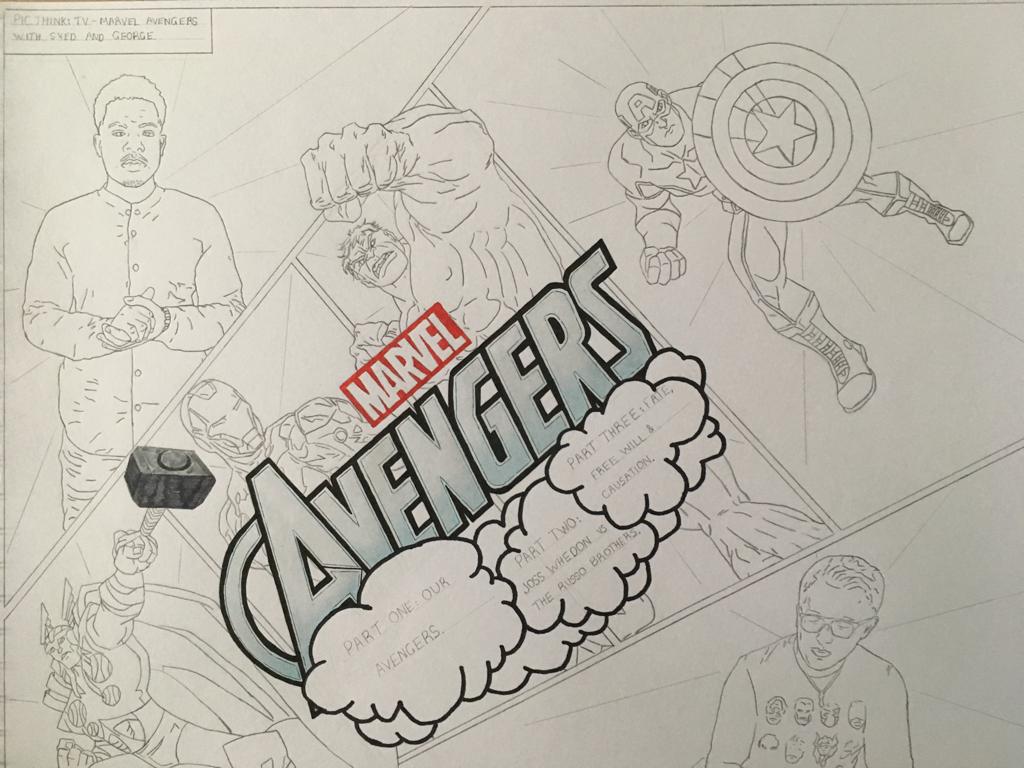 pic_think's tweet photo. Pic.Think: FILM
Marvel Avengers
W/ @SageConscious & @george_perryyy
Artwork illustrated by @sadiya_rabia
#PicThinkFILM #Marvel #Avengers #AvengersAssemble #JossWhedon #RussoBrothers #RussoBros #Fate #FreeWill #Causation #Determinism
https://t.co/wdYG2FjriO https://t.co/jEq5U5x8bB