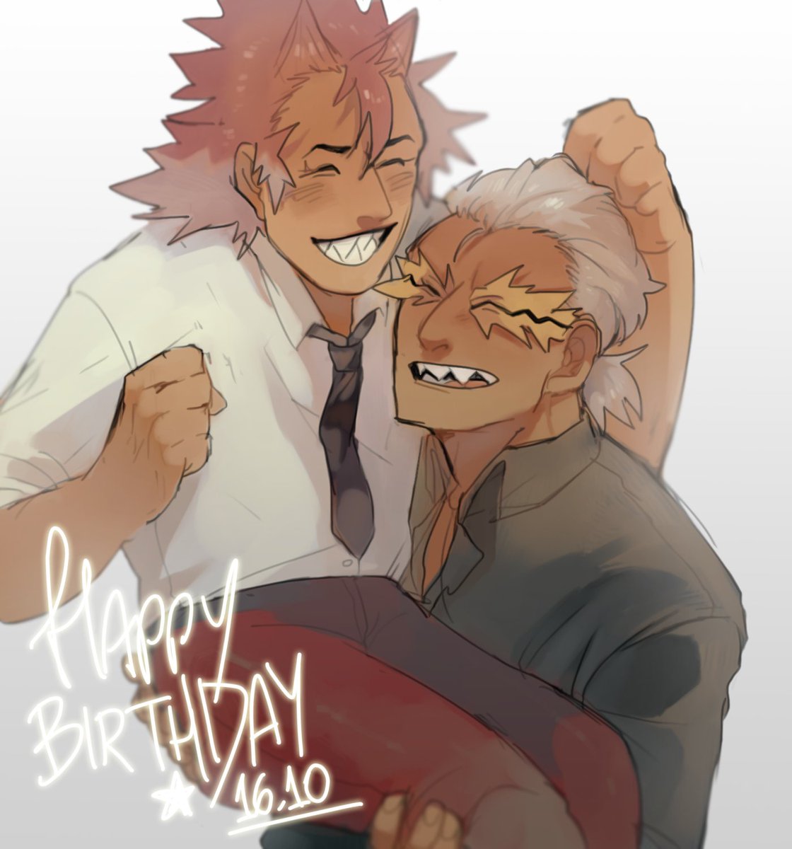 xkumah_'s tweet photo. Happy Birthday, sweethearts 💕
#切島鋭児郎生誕祭2018
#鉄哲徹鐵生誕祭2018 https://t.co/uaPb6UxSam
