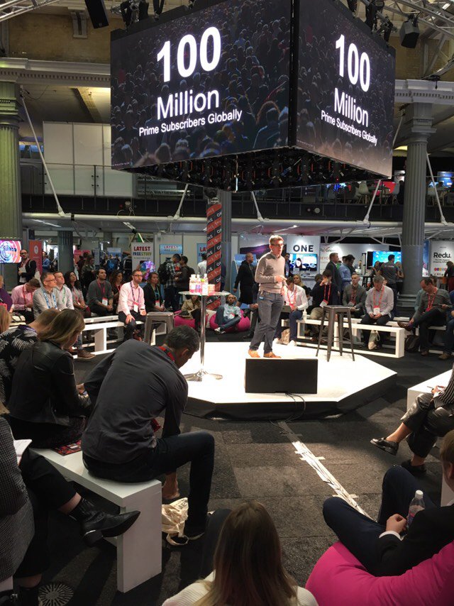 MarinSoftware's tweet photo. Just how big is the Amazon advertising opportunity? @MarinSoftware's @brianfinnerty drops some knowledge at this year’s PI LIVE in London. #PILIVE2018 https://t.co/XvWn3dgQm4
