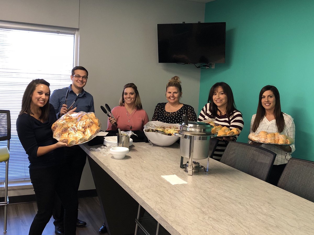 MidwestCommFCU's tweet photo. Today is the 7th annual CU Lunch Local Day, when #CreditUnions support local businesses. In honor of this day, Midwest Community enjoyed a lunch consisting of assorted wraps, Sweetwater salad, and an amazing Potato Soup from @swth2ochophouse. #CULunchLocal https://t.co/tS9obuFbNU