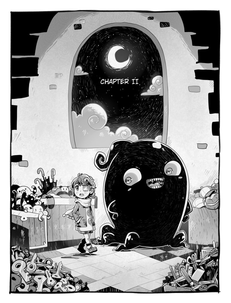 Amissio chapter 2, part 1, is up on tapas~ ♪
https://t.co/SrqdKACyVk 
The first batch of 9 pages, and then I'll be posting 2~3 weekly ♥ 