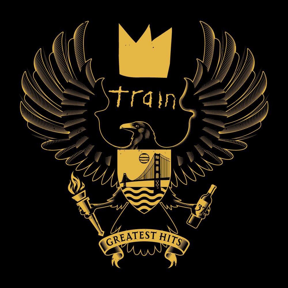 QxQuentin's tweet photo. Single colour #illustration for @train #greatesthits #albumcover for #tshirtdesign https://t.co/YlN2E0PtVa