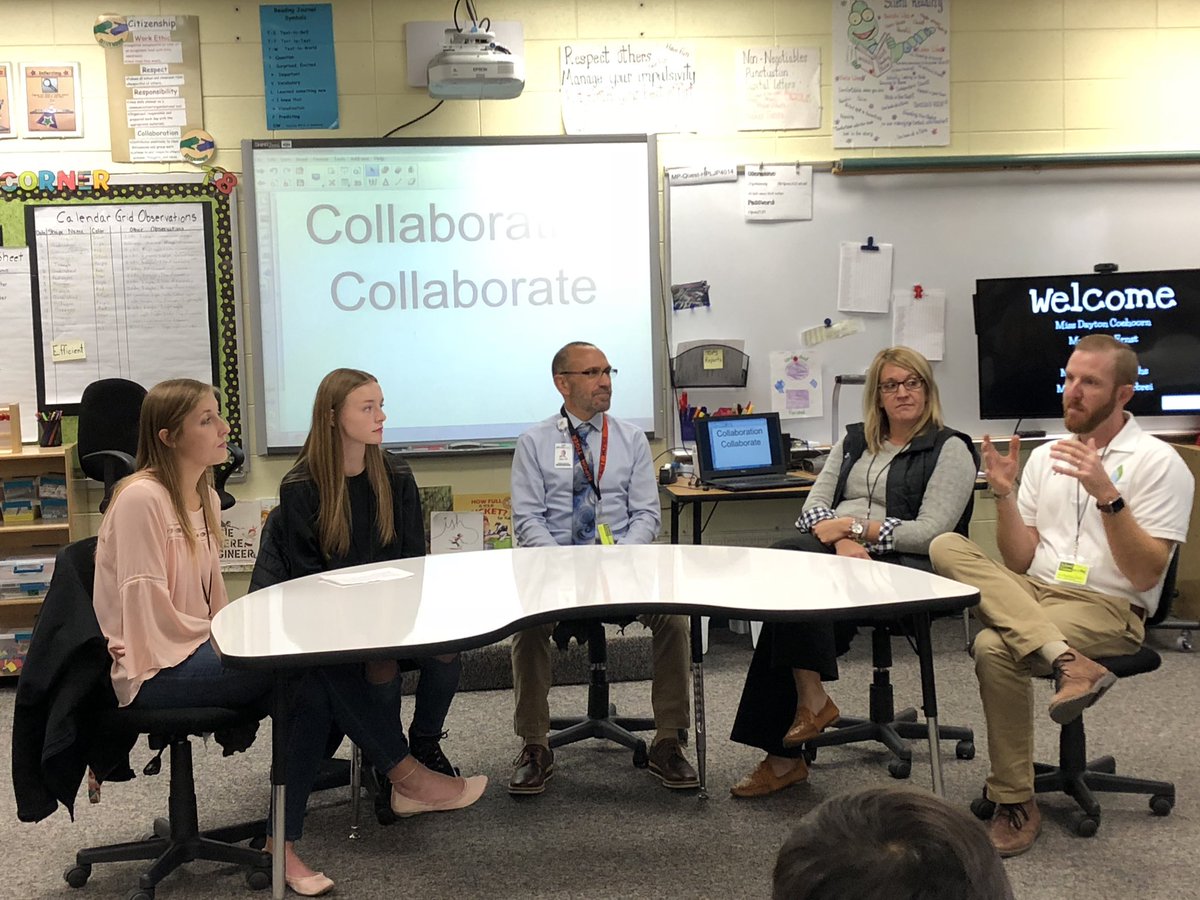 JessiJohnsonj's tweet photo. Today Ss learned the skills needed to be effective collaborators from community members & high school students by hearing real life examples of how they use collaboration Thank you @ErnessiFarms, @FLASH_Trucking Dr. Dan Garcia, @riponschools #rasdinnovate #riponwiproud #ripon3rd https://t.co/KFCg2RIbLw