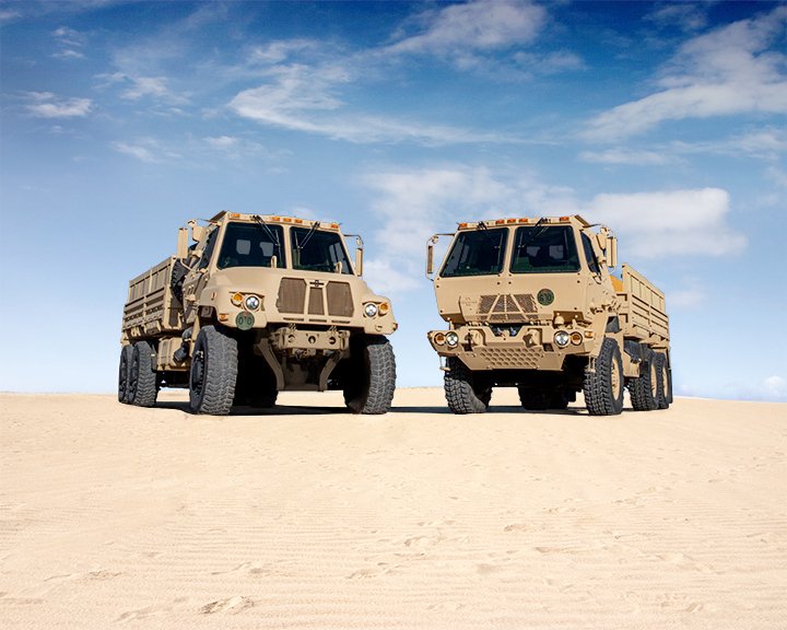 OshkoshDefense's tweet photo. With increased protection, additional payload, and better ride quality and mobility, today’s mission requires the Oshkosh FMTV A2. #OshkoshDefense #FMTVA2 #USArmy #ArmyTruck https://t.co/idx6Ra8kcm