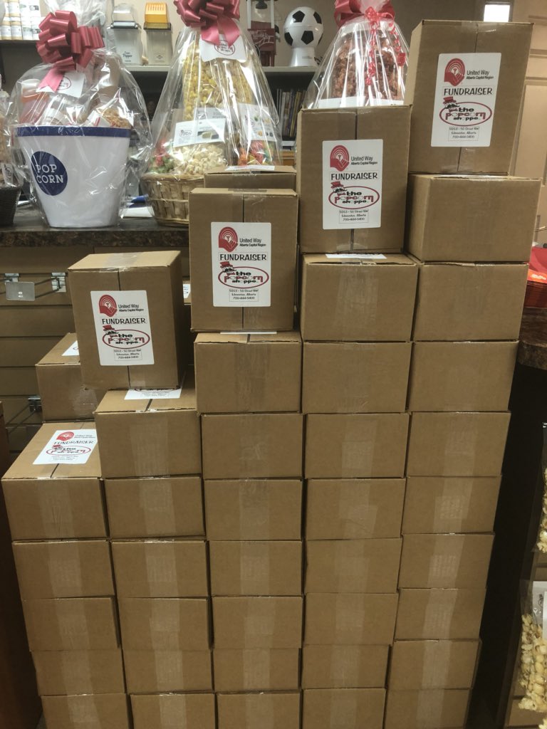 byMissMisa's tweet photo. #CapilanoBranch is selling 2KG bags of popcorn kernels 🍿 from The Popcorn Shoppe in support of #UnitedWay Alberta Capital region! $12 a box. All profits will go to support of @myunitedway #fundraising #charitytuesday #yeg https://t.co/9I1sFtEctf