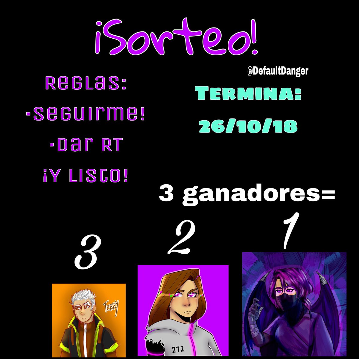 Phoenix_Winged's tweet photo. Un sorteo que hago por que... IDK me aburro mucho... solo tengo como 7 seguidores pero con que participen 5 me doy por Bien servida ;u;
Y...Shuerte! https://t.co/8gl1ibR0Nk