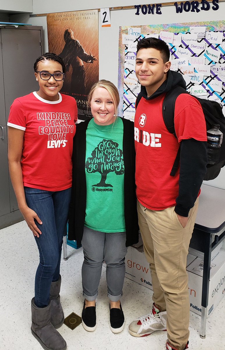 MrsBogard_BHS's tweet photo. Today was an exciting day at Bremen High School since we were able to share our #TshirtTuesday story. Thank you to @rissaIsang, @ABC7Chicago and @BremenNation. #growthroughwhatyougothrough https://t.co/RvuKbSk4WM