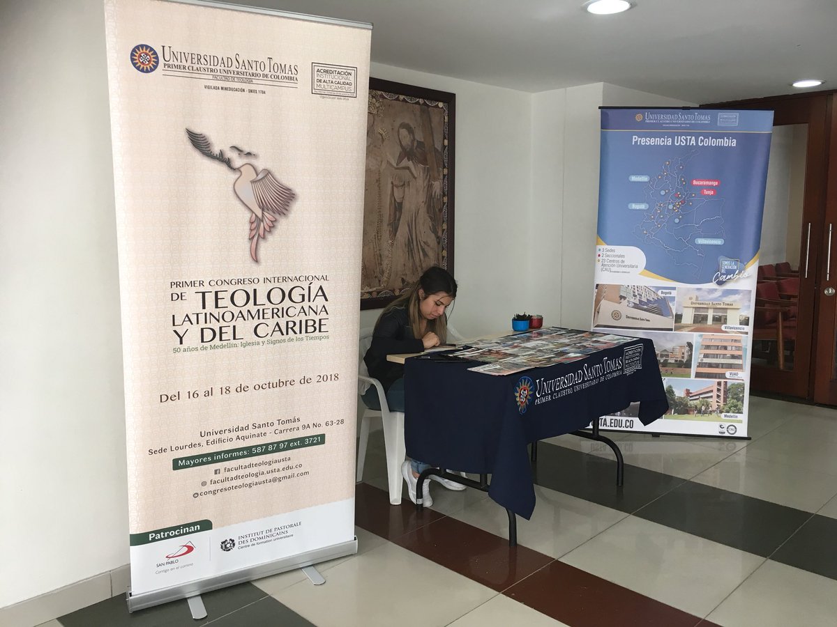 santotobogota's tweet photo. En minutos daremos inicio al Primer Congreso Internacional de Teología Latinoamericana. https://t.co/6vYMNgVWTb