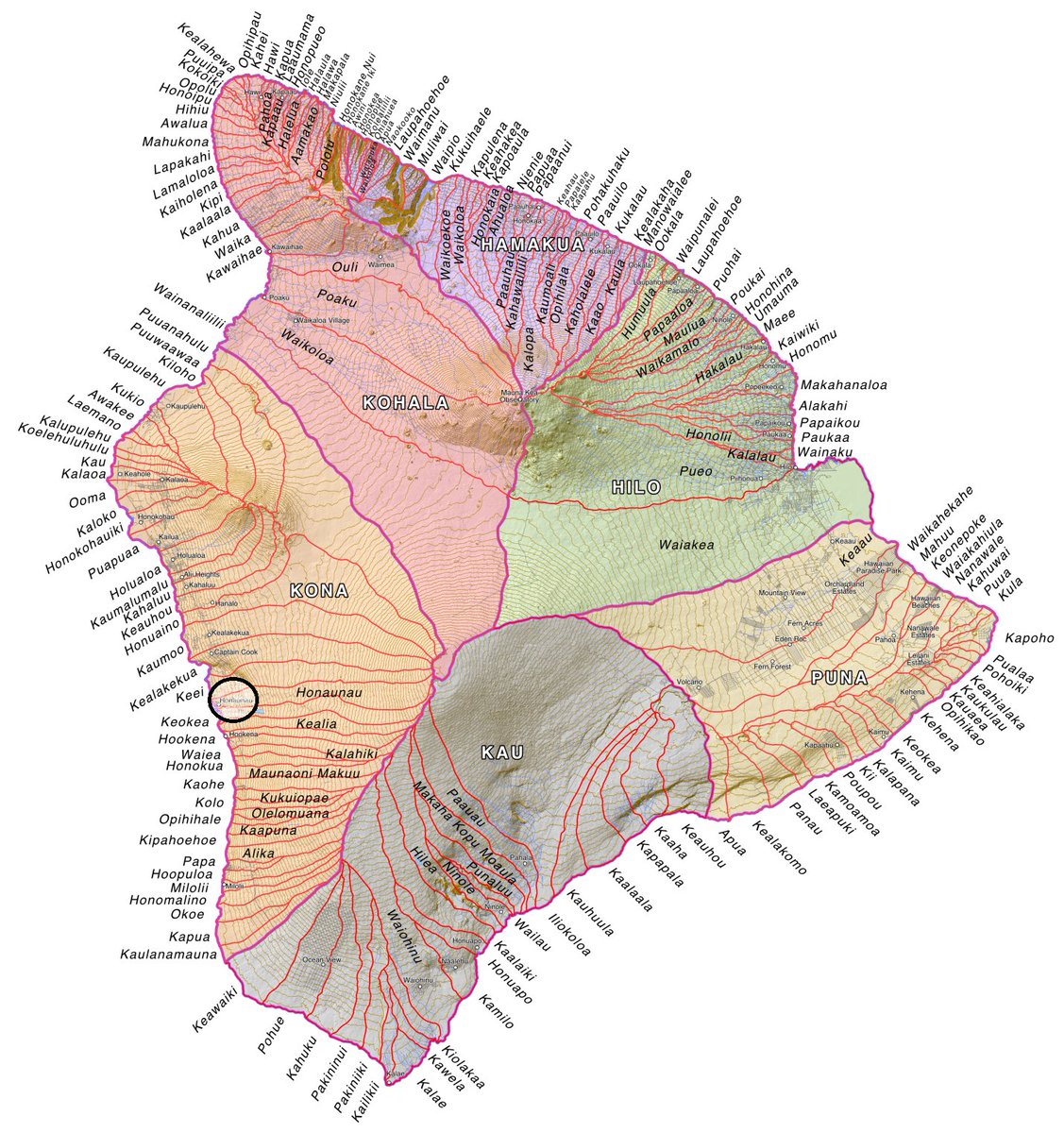 PUHONHP's tweet photo. Within the park, the 1871 trail, a segment of the Ala Kahakai NHT, goes through three different ahupua ‘a (land division). Your #TriviaTuesday question is: What are the names of the ahupua’a that intersect the 1871 trail within Puʽuhonua o Hōnaunau NHP? #FindYourTrail https://t.co/WBQbUN4Eh8