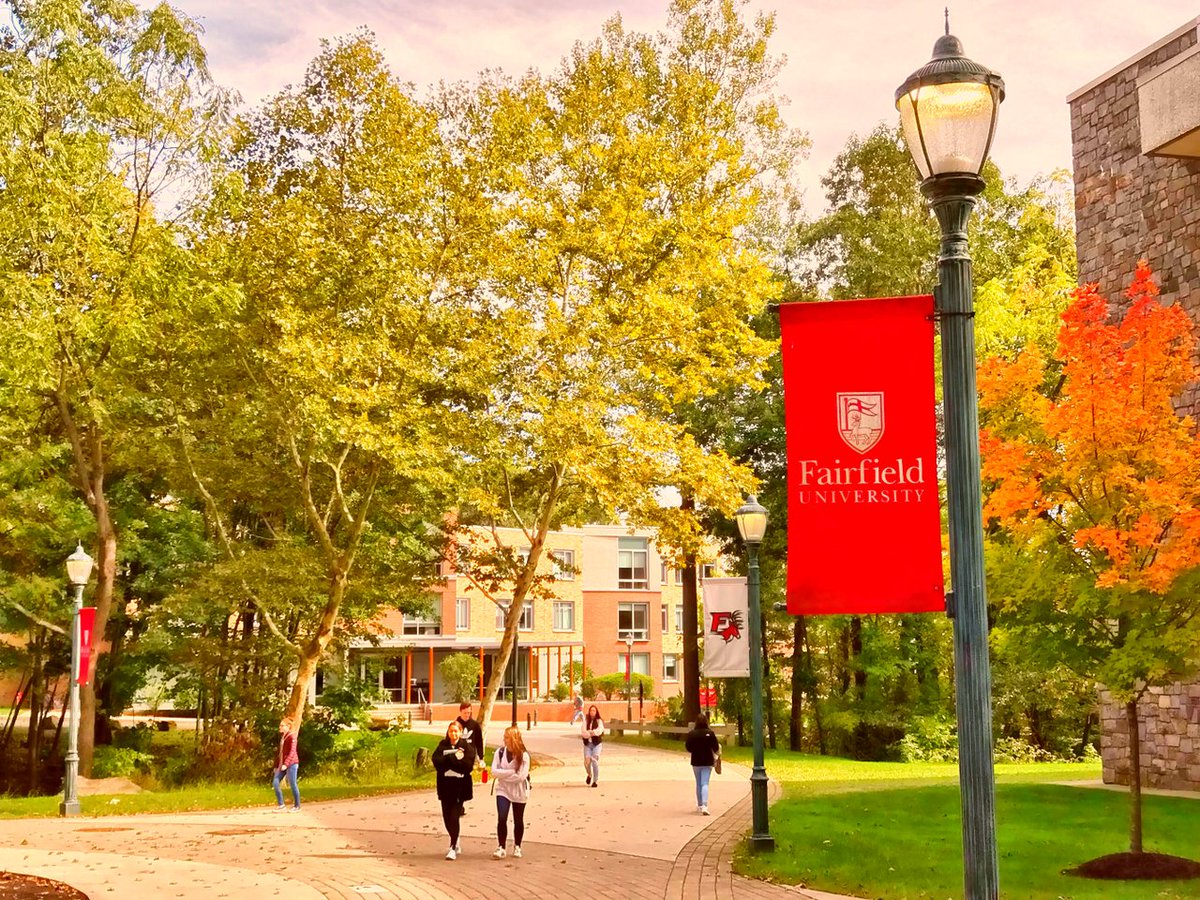 FairfieldU's tweet photo. Stag Country, we see your #Fall colors, and that's why we love you. #FairfieldU https://t.co/yNyvA23B1l
