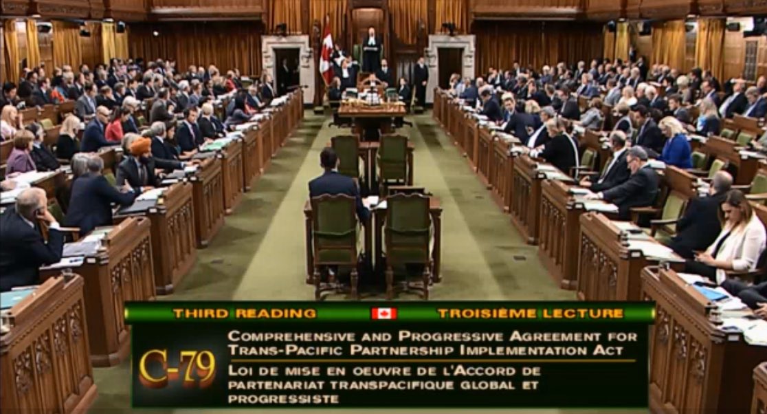 jimcarr_wpg's tweet photo. One step closer to ratification, one step closer to Canada being the only country with #FreeTrade with all G7 partners. #CPTPP is officially off to the @SenateCA. 

#TimeToDiversify #BillC79 https://t.co/hnvBDoVR25