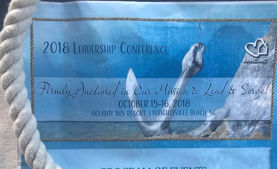 PHC_of_NC's tweet photo. “Firmly Anchored in Our Mission to Lead & Serve”. ⚓️🛥 PHC attending the Leadership Conference #AHHC2018 #homecare #hospice
Thank you Association for Home & Hospice Care of North Carolina for putting such a wonderful conference! @AHHCNC https://t.co/6HGlyuWckr