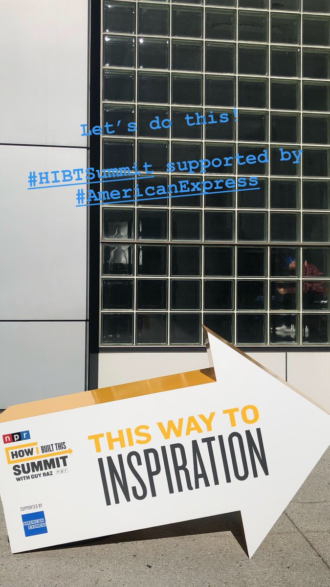 Let’s do this! #HIBTSummit supported by <a href="/AmericanExpress/">American Express</a>