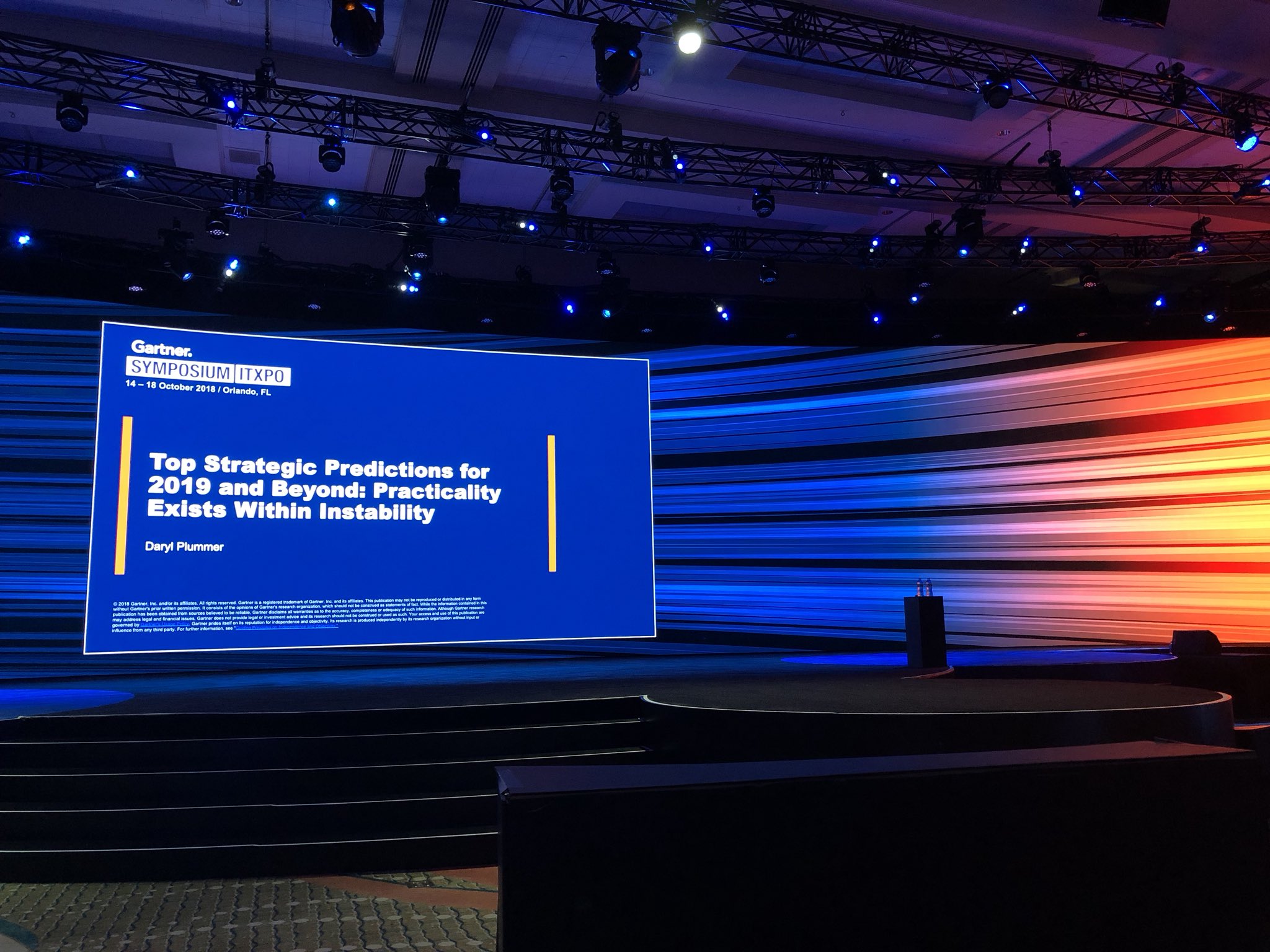 Gartner on Twitter "Gartner DarylPlummer takes the stage at 