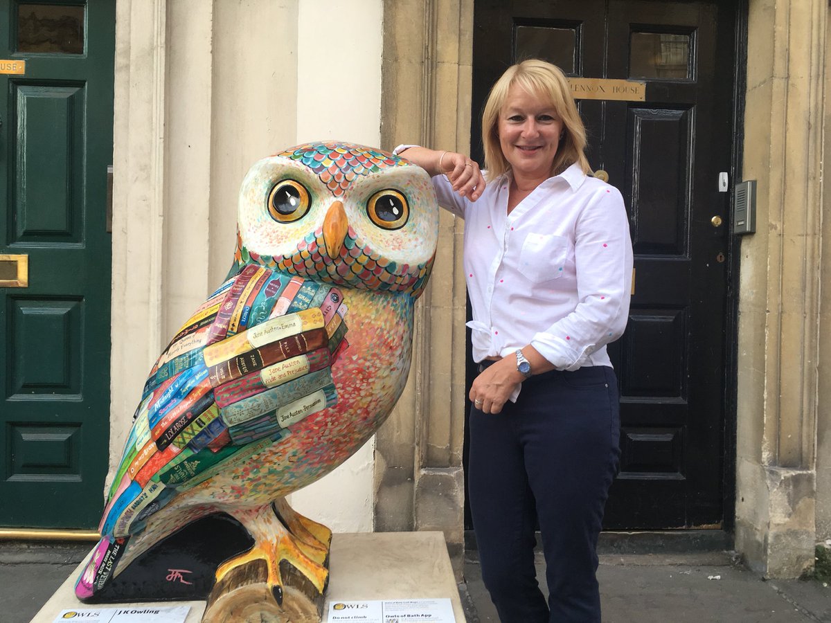 Girlcopnovel's tweet photo. Looking forward to attending the @OwlsofBath charity auction tomorrow night with artist @jomccarron @ApexHotels Good luck to host @GregIngh and auctioneer @AGelpey 🦉 https://t.co/O75Dyb0eLt