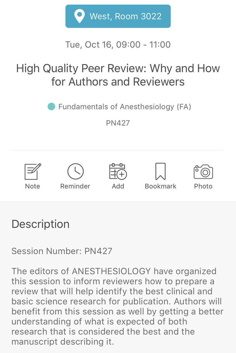 HarrietHopfMD's tweet photo. Want to learn to review manuscripts? Or understand what #Reviewer2 was thinking? Don’t miss this valuable session @ASALifeline #ANES18 at 9 am in West 3022! #research #MakeResearchTrue @EHSLibrary https://t.co/ImwqGPosFS