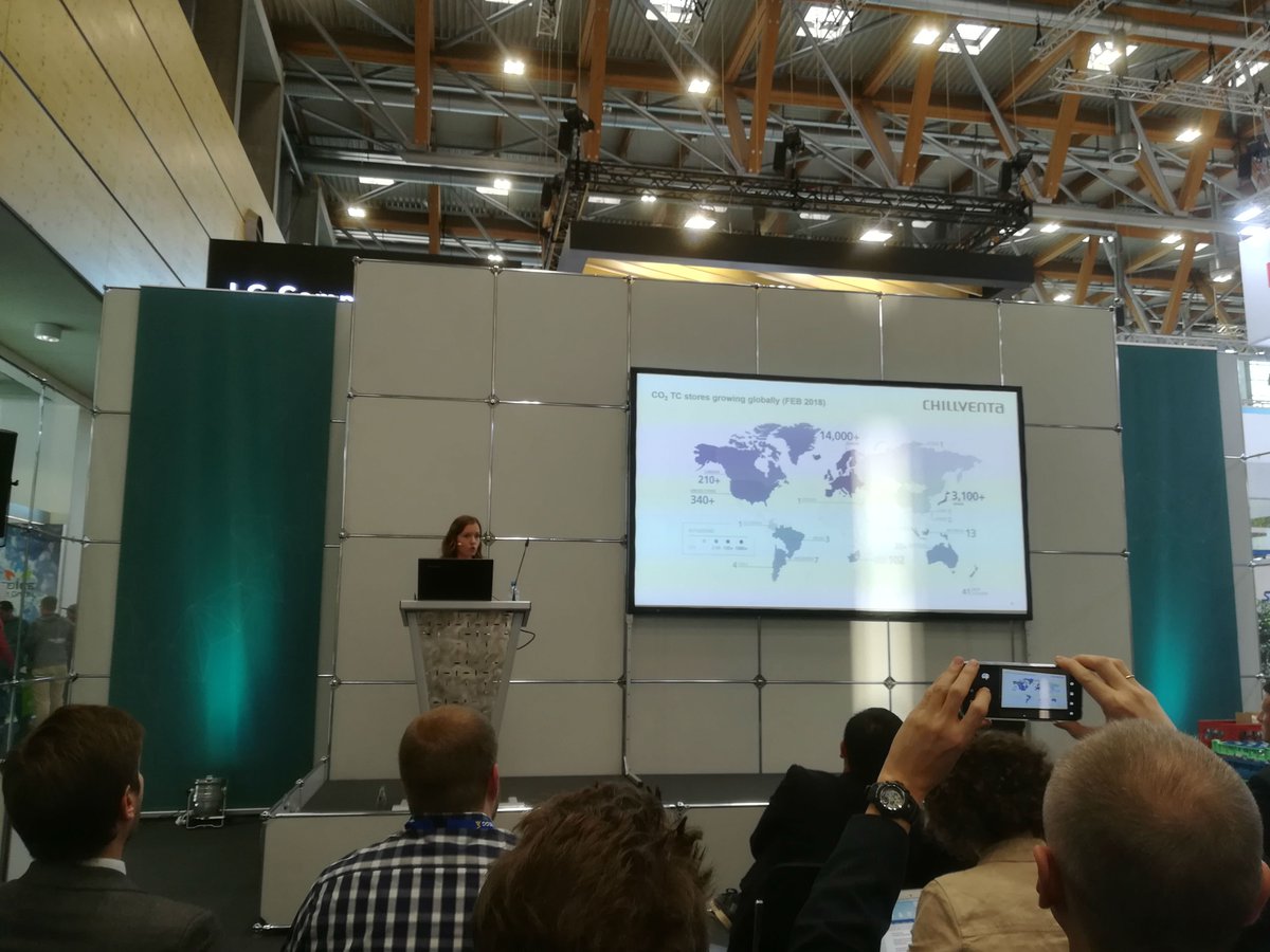 shecco's tweet photo. .@shecco ’s Klara Zolcer Skacanova presents the recently published #LifeFront report on the impact of standards on hydrocarbon refrigerants in Europe at #Chillventa!
#GoNatRefs #sheccoBase @klarashecco https://t.co/tHfU1YxdGY