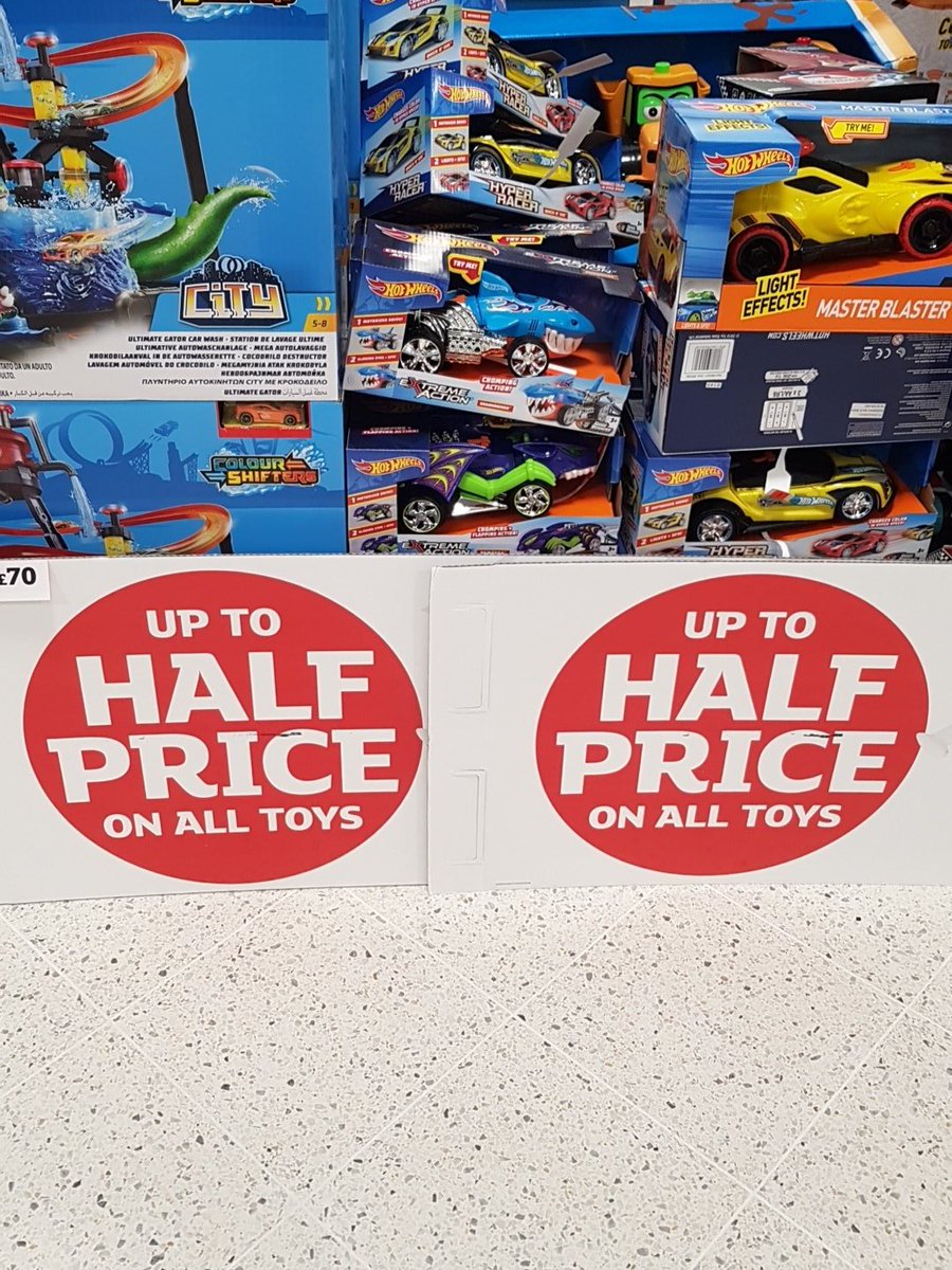 butters_stuart's tweet image. Up to half price toy sale starts Wednesday at 7am #sainsburysKendal