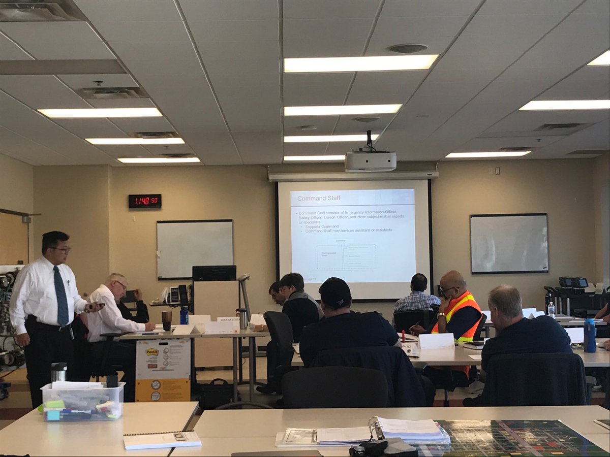 EMAnnaEmpey's tweet photo. Another round of #IMS200 for @Metrolinx @GOtransit folks & external partners! #continuouslearning #EmergencyPreparedness @GOtransitBus @cityoftoronto @YorkParamedics https://t.co/2R2J8w0zuW