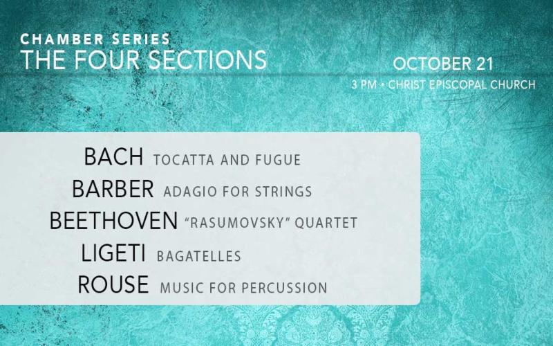 ColumbiaOrch's tweet photo. Join us for our 1st FREE Chamber Concert of the season: The Four Sections, featuring each section of the Orchestra in music by Bach, Beethoven, Barber and more this Sunday at 3pm at Christ Episcopal Church. No tickets required. https://t.co/THI5DyFXcD https://t.co/C1IZ6OzGZL