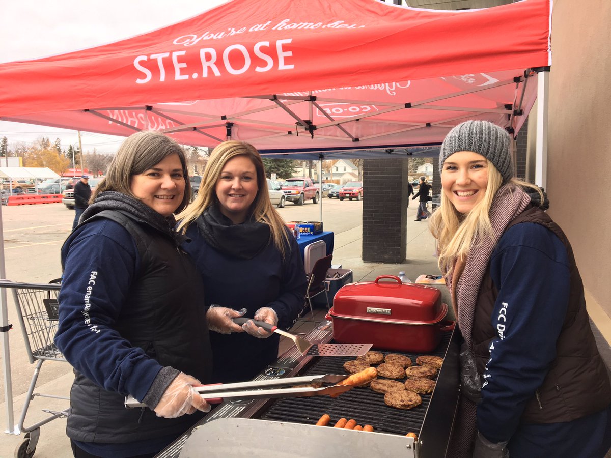 Come on by the Food Store for a Fundraiser BBQ. #FarmCreditCanada is teaming up with us to Drive Away Hunger for Mackenzie Middle School as we celebrate Coop Week #fundraiser #breakfastprogram #BBQ #CoopWeek