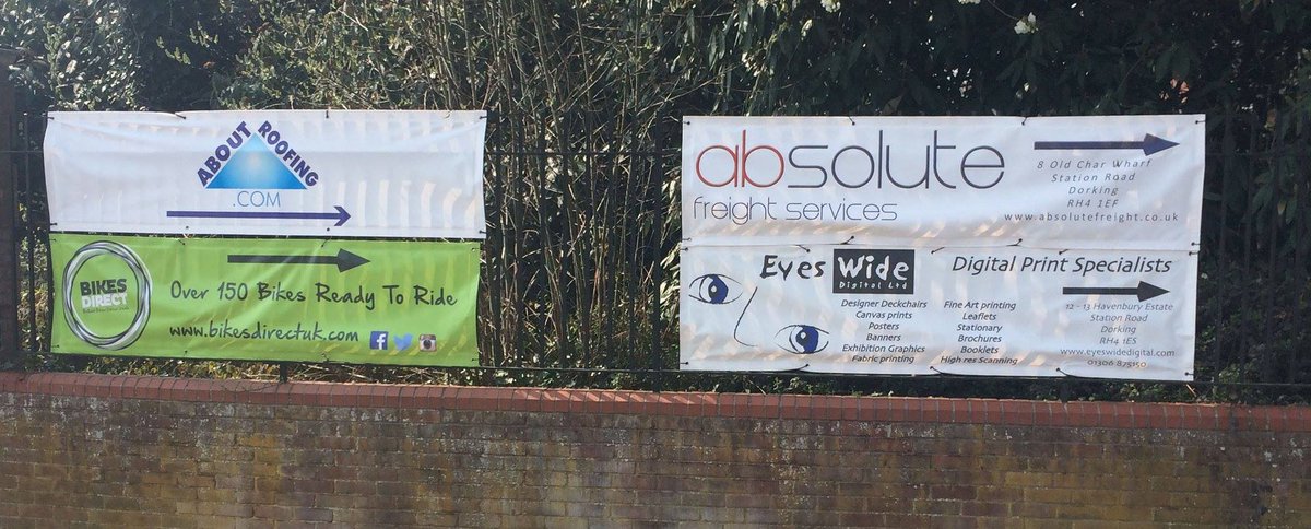 Eyeswidedigital's tweet image. Our Industry standard banner-grade PVC. Printed and finished to your requirements. The most popular type of banner has multitude uses #advertisingbanners #streetcampaign #eventbanners #corporateeventbanners #sportingeventbanners #birthdaybanners #partybanners #dorking #banners