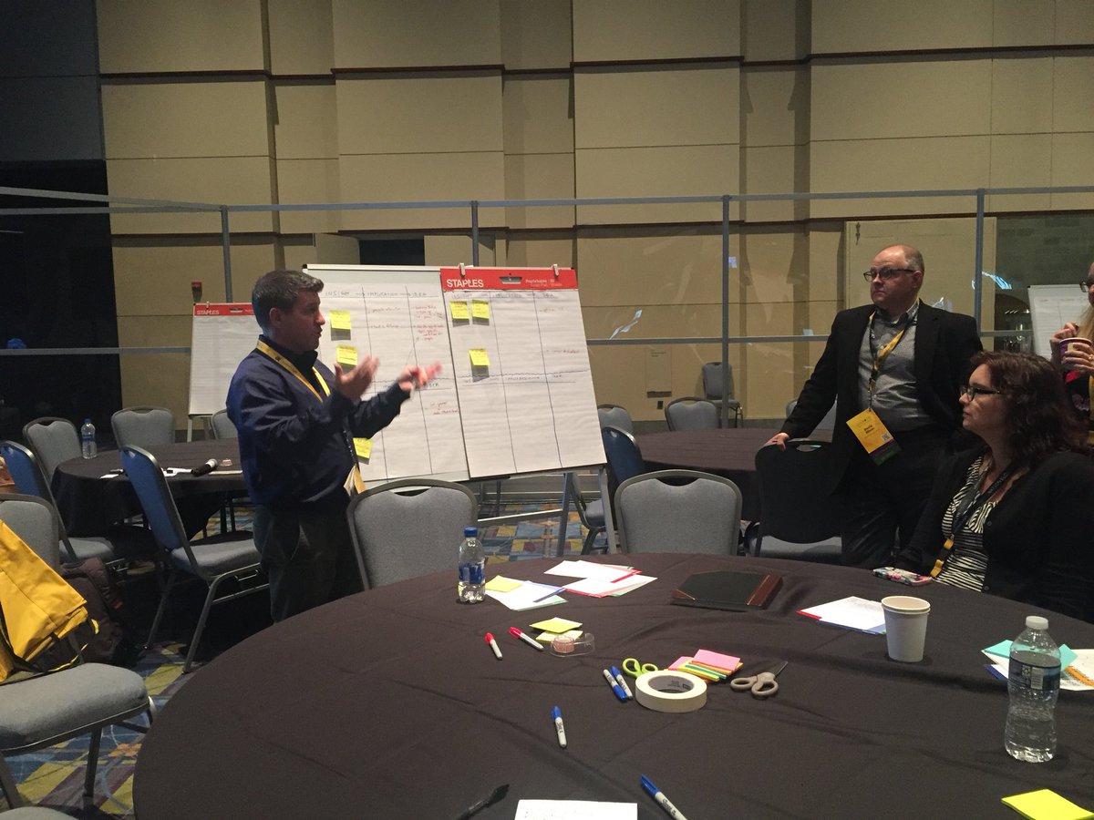 kpconrad's tweet photo. Fabulous hands on workshop on using #HumanCenteredDesign  qualitative research methods to improve customer experience.#ImagineNation2018 @ArianneMiller @AnahitaReilly @matthewdford @thinkofcharli @USAGCXGal @chris_zinner @MonroeMaryAnn https://t.co/qbKaXwPMVd