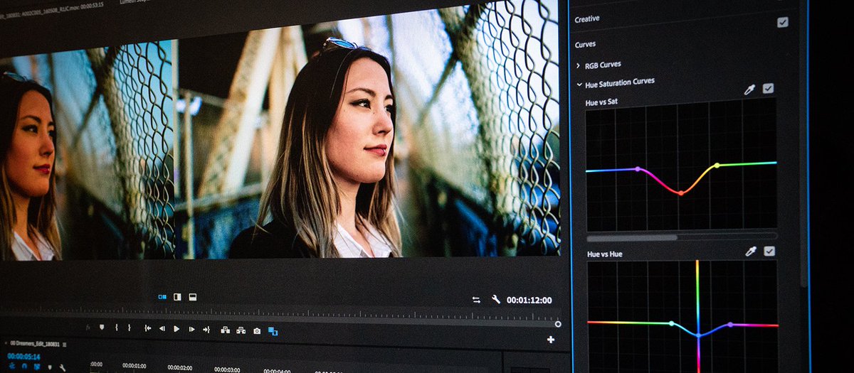 AdobeVideo's tweet photo. Premiere Pro's latest release offers new performance improvements, streamlined workflows for motion graphics, selective color grading, &amp; more: https://t.co/gasqjdV2C6

#AdobeMAX | #PremierePro https://t.co/AMlb6zMcBs