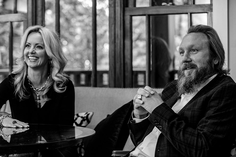 RazorFoundation's tweet photo. Did you see our very own Mica Strother in the October edition of Arkansas Money & Politics? Check out the story of Mica and her husband Greg Hale here: https://t.co/rtJ2jWxt95. @MicaStrother #razorbackfoundation https://t.co/EhoVW9qBGe