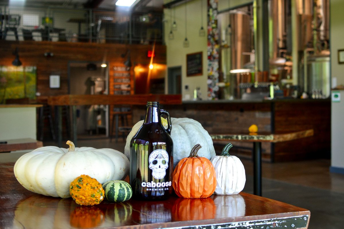 CabooseBrewing's tweet photo. Our Halloween growlers are back in! Stop by and fill up with your favorite Caboose beer. https://t.co/XN0lyNGg3E