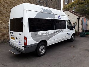HepatitisCTrust's tweet photo. Our hep C outreach van has been on the streets as part of a new project with @KingsCollegeNHS. Today, two patients started their treatment, picking it up direct from the van, after being diagnosed outside their hostel in last fortnight. *Community outreach works!* https://t.co/rdcC6gB7MQ