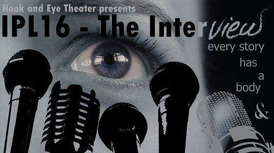 HookEyeTheater's tweet photo. The Interview - Instant PlayLab 16 is MONDAY - sign up today. - https://t.co/tLlQaVJP4m https://t.co/UroWtr9LCx