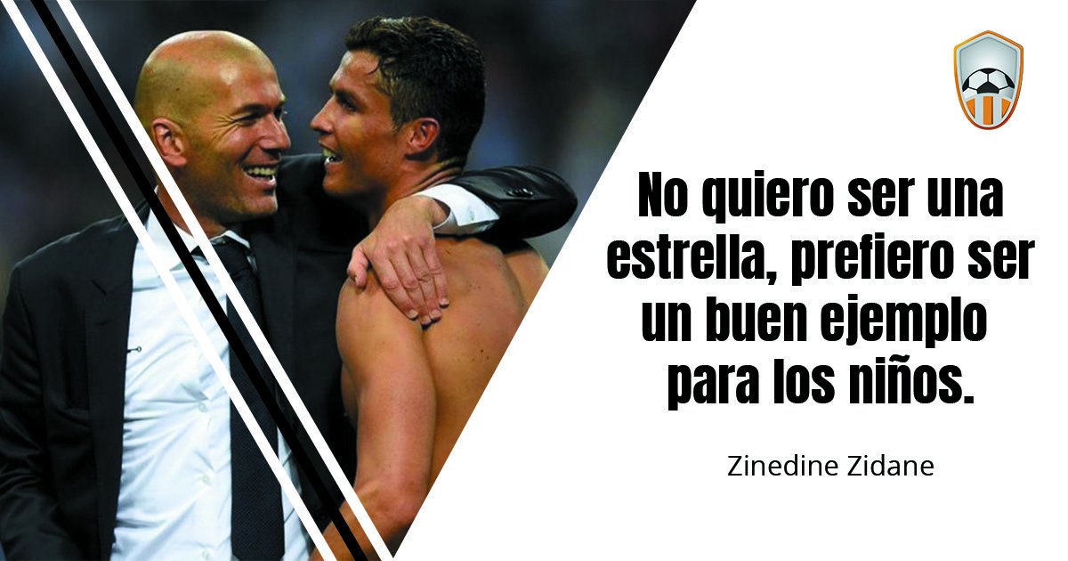 competize's tweet photo. Zinedine Zidane - "No quiero ser una estrella, prefiero ser un buen ejemplo para los niños." 👏
#competize #futbol #realmadrid #ronaldo #cristiano #halamadrid #zidane https://t.co/Jh2YBXX0o4