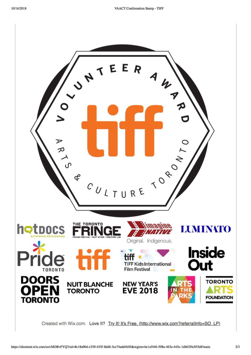 yannis_lobaina's tweet photo. Agradecida, THANKS TO,
#VolunteerAwardforArtsandCultureinToronto
#TIFFVolunteers #VAACT
#Motherhood #Femalefilmmaker #Femalewriter #Artsupport #Hardwork #Balancelifeandwork #inspire #empower #Culture #Art https://t.co/ZnO3jq6yv7