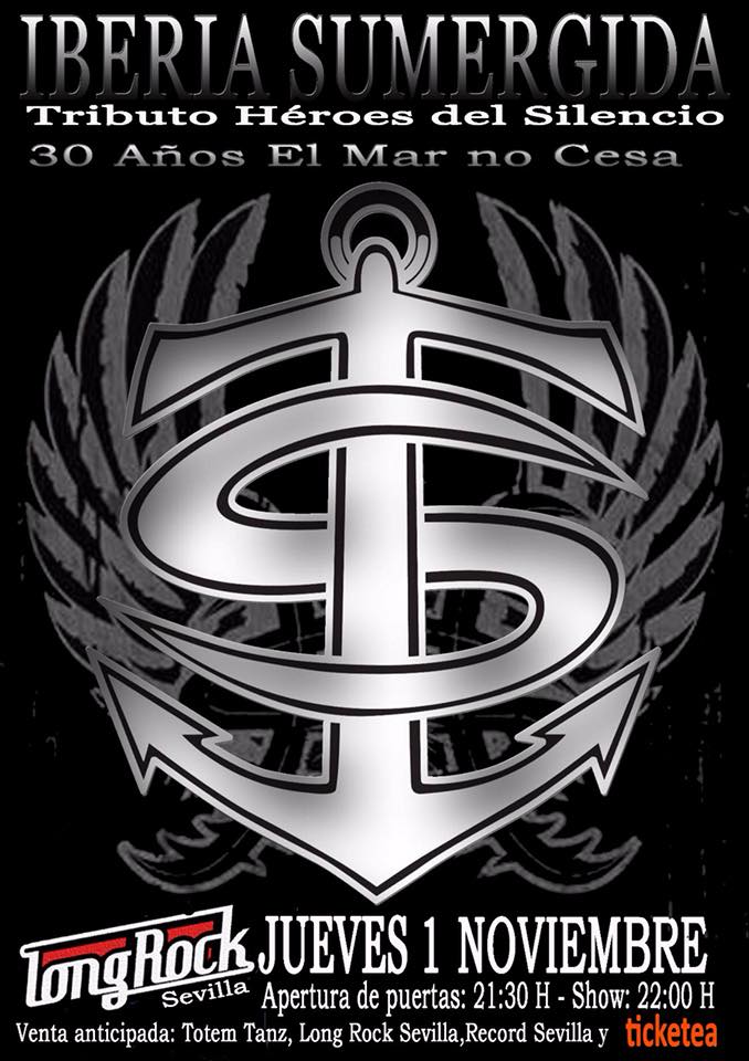 lasuperagenda's tweet photo. .@iberiatributo, la banda tributo a Héroes del Silencio, actuará en directo el próximo 1 de noviembre en #Sevilla. Consigue tus entradas: https://t.co/x2XlWiOICo https://t.co/LVmMfPlwnJ