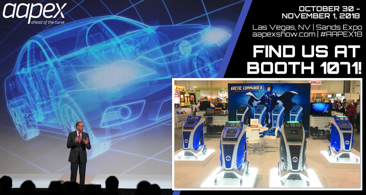 Mastercool_Inc's tweet photo. Mastercool is excited to be exhibiting at AAPEX 2018 in Las Vegas from October 30-November 1, 2018 . Stop by and see us at booth #1071! #Mastercool https://t.co/R18fdbouHZ