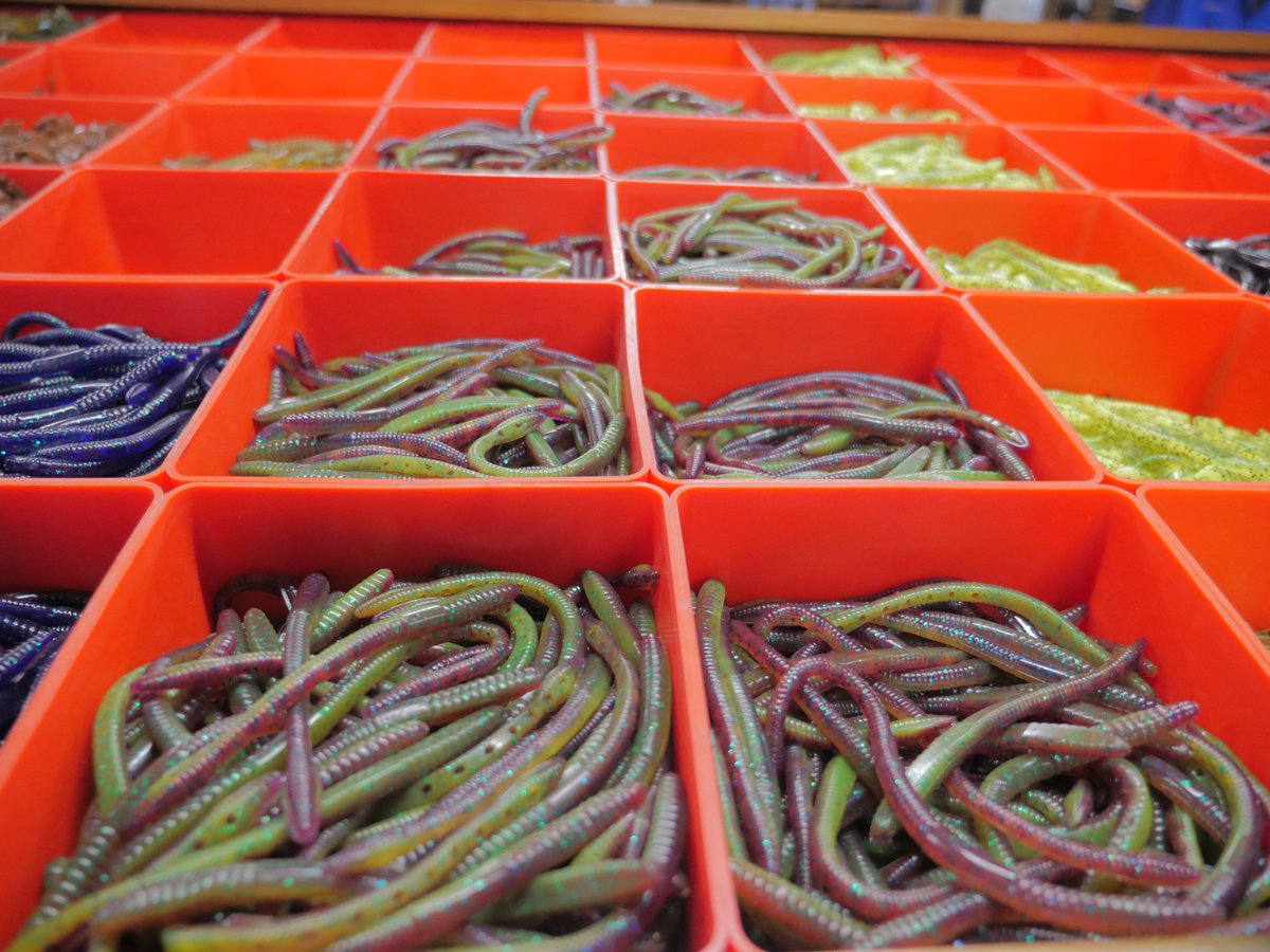 LakeProGuides's tweet photo. If you ever drive through Gainesville, TX you should stop at Lake Pro Tackle to check out our worm bar! 5 miles west of I-35 on US-82

#Fishing #TexasFishing #Texas #Bass #BassFishing #Tightlines #Wormbar #Softplastics #tacklebox #TackleTuesday https://t.co/NdzaehC4PN