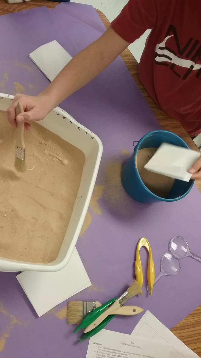 JLSMS_Spectrum's tweet photo. 6th graders learned excavation field methods in Spectrum today.
#archaeology #jlsmsspectrum #jlsms #JLSteaches https://t.co/HeCkEtLgQL