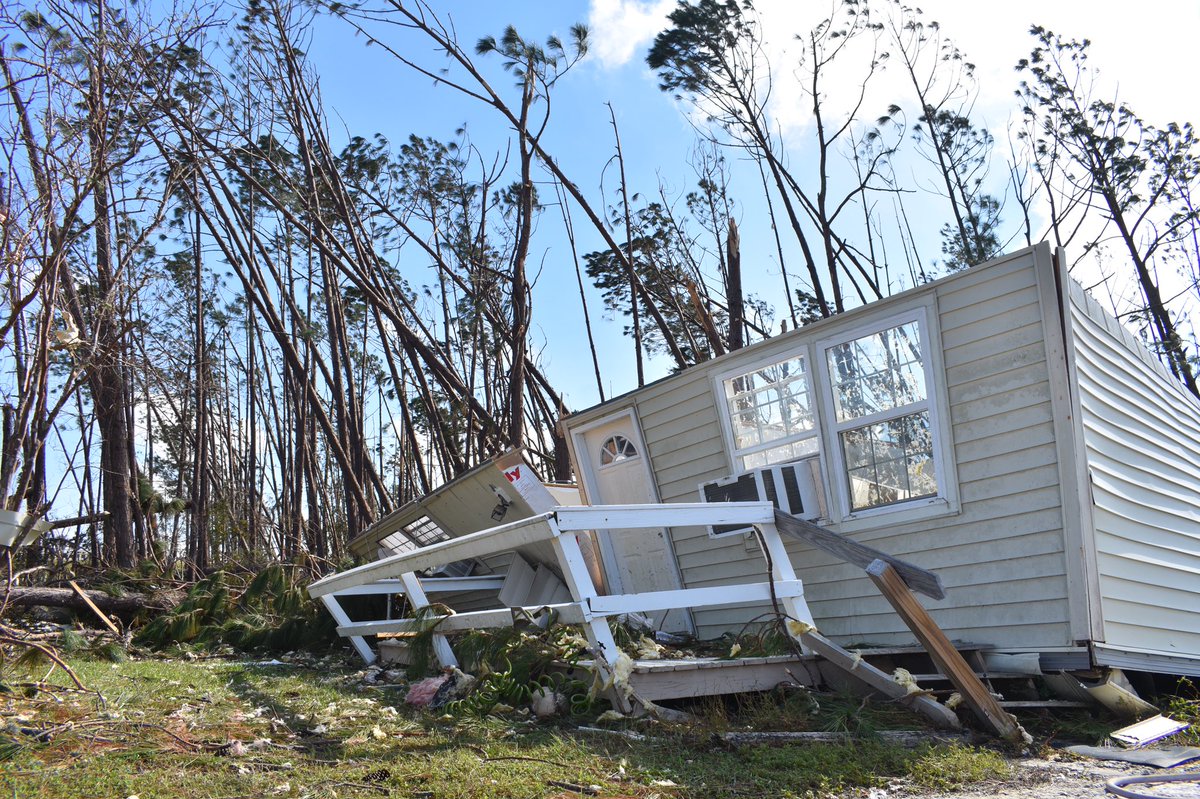 GulfCountySO's tweet photo. This is a Gulf County Sheriff’s Deputy’s House. 

He’s 23-years-old.

He hasn’t missed a day of work since #HurricaneMichael.

#LESM https://t.co/iiwzXbOvnJ