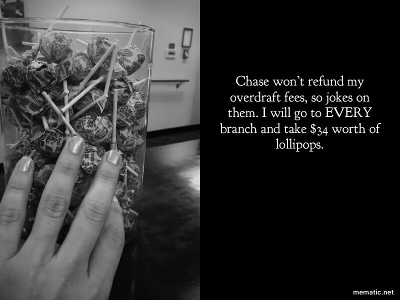 OcasioKyle's tweet image. I think I taught corporate America a lesson.  
@jpmorgan #overdraftfees #banks #money #TuesdayMotivation #budget