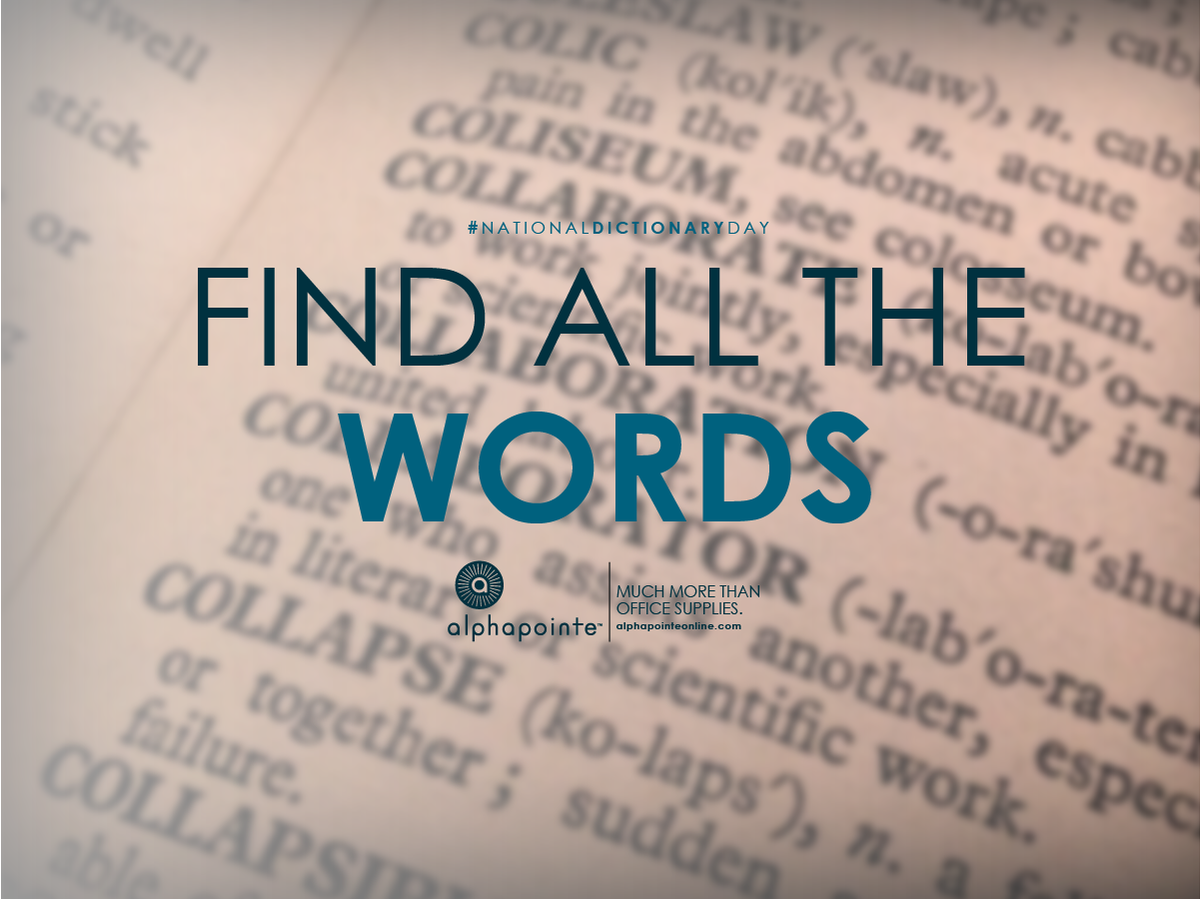 Alphapointe's tweet photo. #ShopAlphapointe to find all the words at more. Every purchase supports employment opportunities for those who are visually impaired during #NDEAM and all year round! https://t.co/YHjD0qJTgg #NationalDictionaryDay https://t.co/ktrh68PXI2