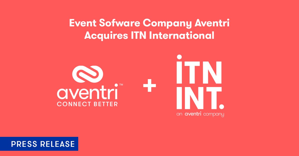 stovatech's tweet photo. We're excited to welcome @ITNINT to the Aventri family! Learn all about our latest acquisition in our press release: https://t.co/9iOEkwHUrN https://t.co/0rMJqqJwM9