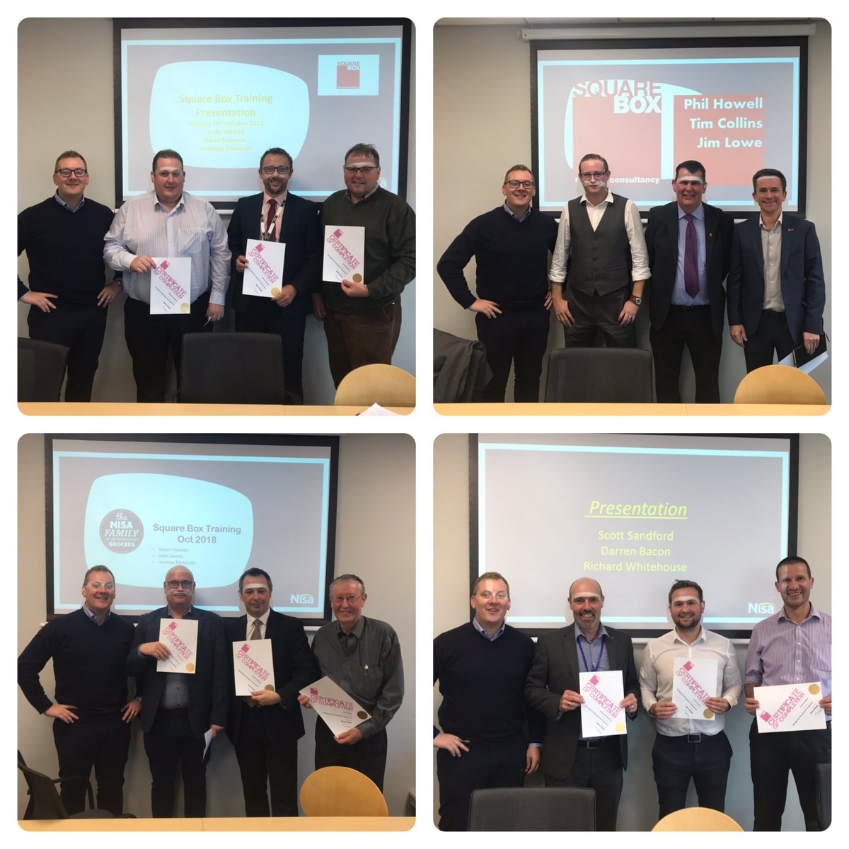 JaggardPhil's tweet image. Brilliant team graduation after completing their #squarebox training today - totally proud of this bunch of people #wesaynisa  @rutterand @NisaMidlands @SquareBoxUK @DBateman67nisa @philiphowell27 @AndyMacNisa @stuart_hawkes @Dbacon_88 @scottsand77 to name but a few 👍👍