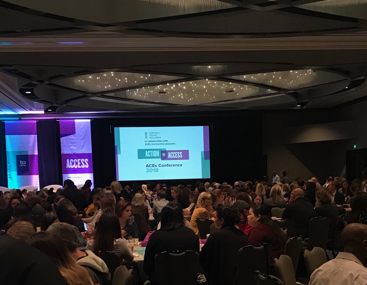 Excited to get started at ACEs Conference 2018 ⁦<a href="/CYWSanFrancisco/">Center for Youth Wellness</a>⁩ . #ACEsconf2018