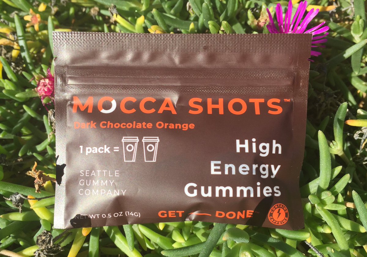 SeattleGummy's tweet photo. Good morning Tuesday! The week is long, let’s keep going with #Moccashots Got Caffeine?
#caffeine #energonqube #functionalfruit #seattlebeauty #qubeup https://t.co/EwWcR9o3cv