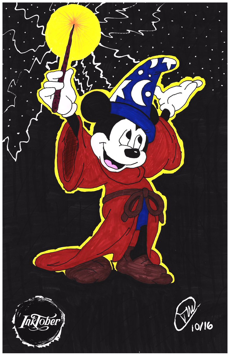 ThomasMcKeon4's tweet photo. INKTOBER DAY 16
MICKEY MOUSE SORCERERβS APPRENTICE
#inktober #inktoberday16 #inktober2018 #inktober2018day16 #mickeymouse #mickeymousesorcerer #sorcerermickey #sorcerersapprenticemickey #fabfive #fab5 #disneycartoon #disneyart #cartoonfavorite #fanart #imnoartistbutitry https://t.co/4ibOuAuUO9